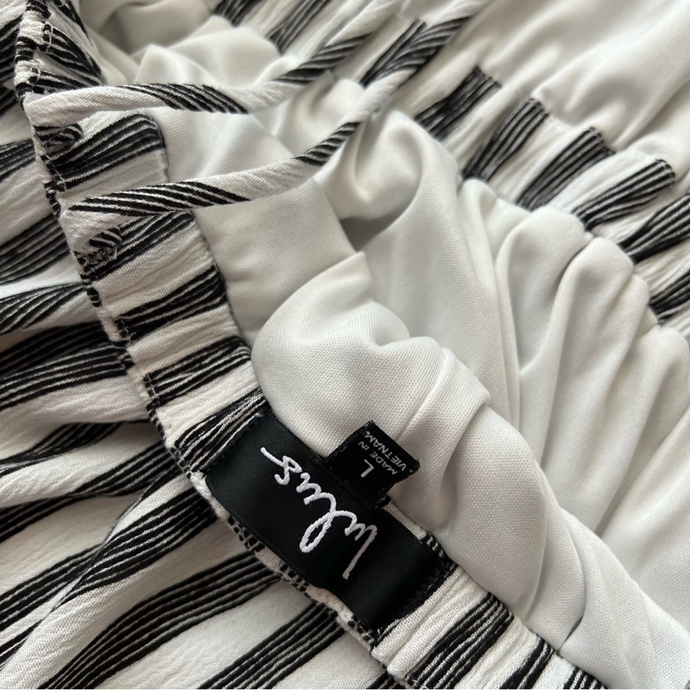 Lulus Oceanside Adventure White Striped Backless Skater Dress - Picture 10 of 13